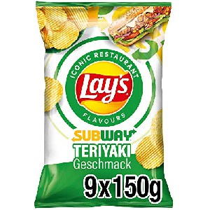 Lay’s Subway Chicken Terriyaki (9 x 150 g) um 11,19 € statt 14,24 €