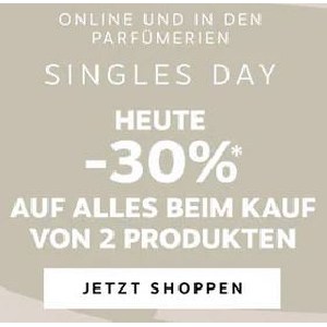 Marionnaud Singles Day – 30% Rabatt auf vieles ab 2 Produkten