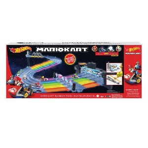 Mattel Hot Wheels Mario Kart Regenbogen-Boulevard Rennbahn Set (GXX41) um 50 € statt 90,75 €