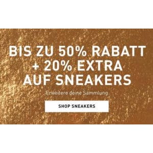 Puma Onlineshop – 20 % Extra-Rabatt auf bereits reduzierte Sneakers