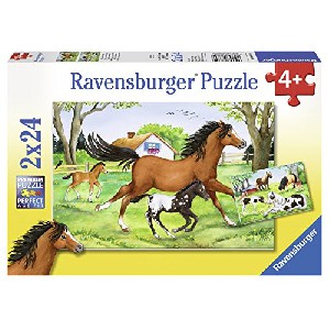 Ravensburger “Welt der Pferde” Kinderpuzzle (2×24 Teile) um 4,03 € statt 7,01 €