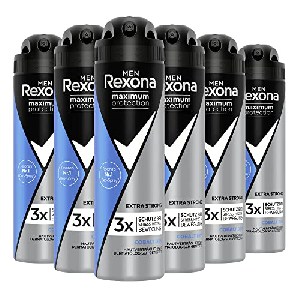 6x Rexona Men Maximum Protection Deo Spray 150ml um 8,08 € statt 12,90 €
