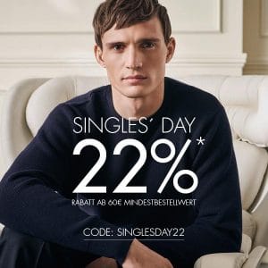 Seidensticker Singles Day – 22% Rabatt auf die aktuelle Kollektion  11% Extra-Rabatt auf Sale-Produkte