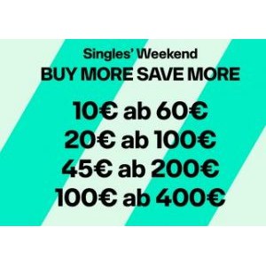 XXLSports Singles Day – bis zu 100 € Staffelrabatt