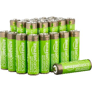 24x Amazon Basics AA-Batterien (wiederaufladbar, 2400 mAh) um 27,04 € statt 38,74 €