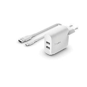 Belkin BoostCharge Dual USB-A Netzladegerät 24W um 15,12 € statt 24,87 €