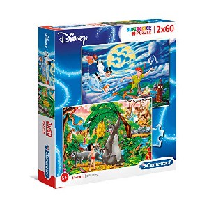 Clementoni 21613 Supercolor Disney Classic Kinderpuzzle, 2 x 60 Teile um 2,70 € statt 10,93 €