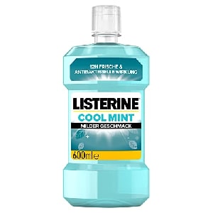 Listerine Coolmint milder Geschmack Mundwasser, 600ml um 2,71 € statt 4,74 €
