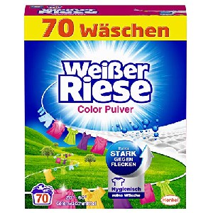 Weißer Riese Color Pulverwaschmittel (70 Waschladungen) um 7,04 € statt 17,64 €