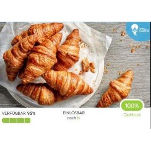 100% Cashback beim Kauf eines Croissant (Marktguru App)
