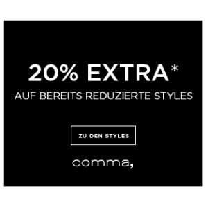 comma – 20% Extra-Rabatt auf den gesamten Sale (mit Fashion Card)