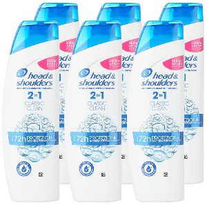 6x Head & Shoulders “Classic Clean” 2-in-1 Anti-Schuppen Shampoo 225 ml um 14,88 € statt 24,03 €