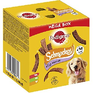 Pedigree Schmackos Hundeleckerli Mixbox, 110 Stück um 4,72 € statt 9,99 €