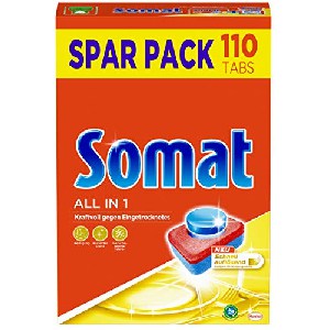Somat All in 1 Spülmaschinen Tabs, 110 Tabs um 11,65 € statt 15,34 €