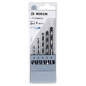 Bosch Professional HSS PointTeQ Spiralbohrer-Set, 5-tlg. um 5,45 € statt 10 €