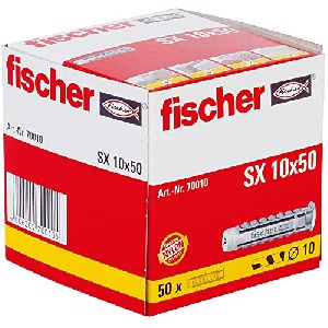 fischer Spreizdübel SX 10×50, 50er-Pack um 5,84 € statt 7,95 €