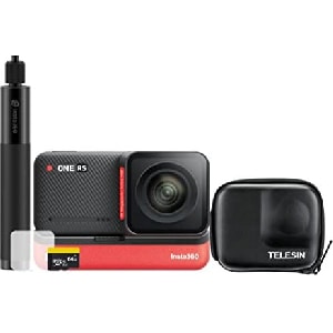 Insta360 One RS 4K Action-Cam (48MP, 16mm, f2.4, Bluetooth 5.0, WLAN, 5m Wasserdicht) um 229 € statt 287,99 €
