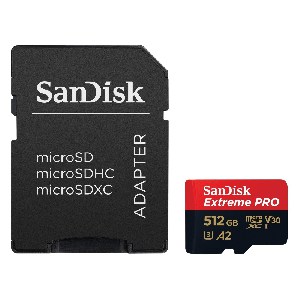 SanDisk Extreme PRO R200/W140 microSDXC 1TB Kit (UHS-I U3, A2, Class 10) um 113,99 € statt 131,08 €