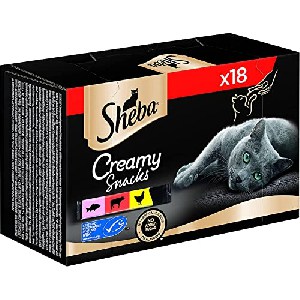 18x Sheba “Creamy Snacks” Katzensnacks 12g um 5,07 € statt 6,99 €