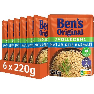 6x Ben’s Original Express-Reis 220g (versch. Sorten) um 7,76 statt 13,14 €