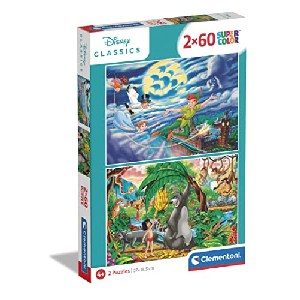 Clementoni 21613 Supercolor Disney Classic Puzzle (2 x 60 Teile) um 2,62 € statt 7,75 €