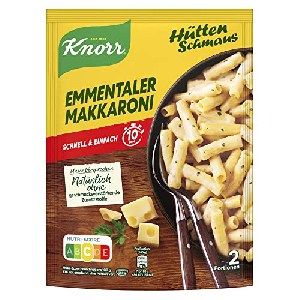 Knorr Hüttenschmaus “Emmentaler Makkaroni” Fertiggericht 151g um 0,82 € statt 2,79 €