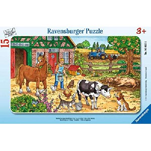 Ravensburger “Glückliches Bauernhofleben” Puzzle (15 Teile) um 3,82 € statt 9,46 €