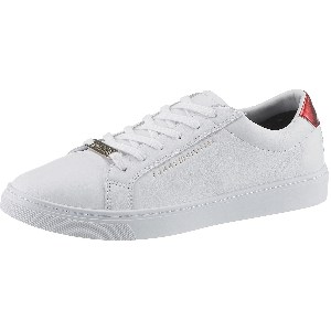 Tommy Hilfiger Damen Essential Sneaker, weiß (Größe 36 – 42) um 45,10 € statt 59,49 €