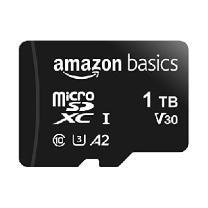 Amazon Basics – MicroSDXC, 1 TB, mit SD Adapter um 104,86 € statt 140,30 €