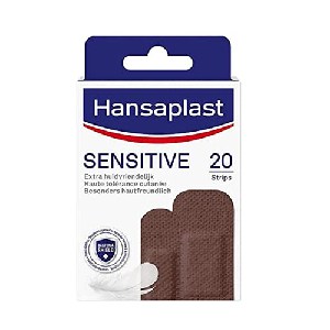 Hansaplast Sensitive Wundpflaster dunkel, 20 Stück um 1,81 € statt 3,25 €
