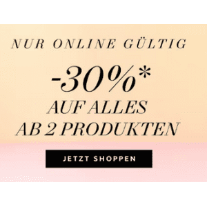 Marionnaud – 30% Rabatt auf alles beim Kauf ab 2 Produkten!