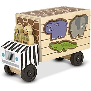 Melissa & Doug Safari Animal Rescue Holz-Auto mit Figuren um 11,34 € statt 27,64 €