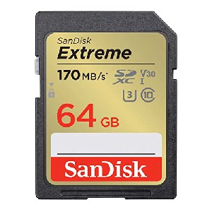 SanDisk Extreme R170/W80 SDXC 64GB Speicherkarte um 6,96 € statt 10,90 €