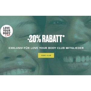 The Body Shop – 20% Rabatt auf reguläre Ware (für Club-Mitglieder)
