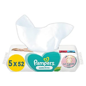 5x Pampers Sensitive Baby Feuchttücher 52 Tücher um 4,03 € statt 4,99 €