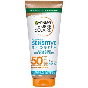 Garnier Ambre Solaire Sensitive expert+ Sonnenschutzmilch LSF 50+, 175ml um 4,94 € statt 9,45 €