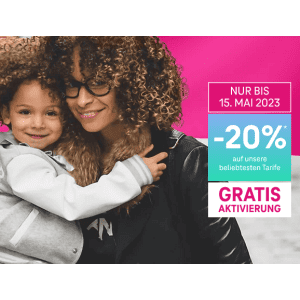 Magenta – 20% Rabatt auf die Grundgebühr zum Muttertag!