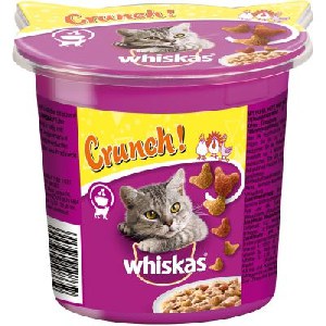 5x Whiskas Crunch Katzensnack 100g um 4,29 € statt 5,83 €