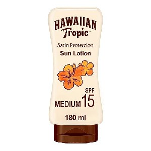 Hawaiian Tropic Satin Protection Sun Lotion LSF15, 180ml um 6,12 € statt 10,95 €
