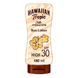 Hawaiian Tropic Silk Hydration Sonnenschutzlotion LSF30, 180ml um 7,67 € statt 13,99 €