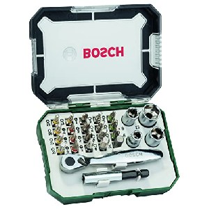 Bosch 26tlg. Schrauberbit und Ratschen-Set um 9,77 € statt 17,54 €