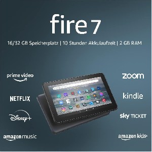 Fire 7-Tablet (7″, 16 GB, 12. Gen) um 55,45 € statt 75,62 €