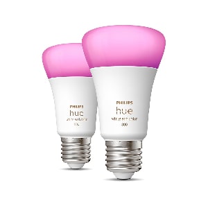 Philips Hue White and Color Ambiance 800 LED-Bulb E27 6.5W 2er-Pack um 59,95 € statt 79,67 €