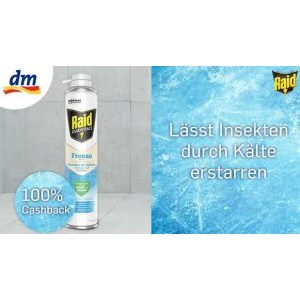Raid Essentials Freeze Spray GRATIS testen (DM + Marktguru App)