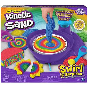 Spin Master Kinetic Sand Swirl’n Surprise Set um 16,13 € statt 25,90 €