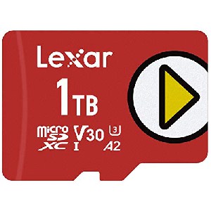 Lexar PLAY R150 microSDXC 1TB (UHS-I U3, A2, Class 10) um 83,69 € statt 132,11 €
