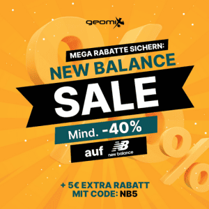 New Balance Sale mit mindestens 40% Rabatt + 5 € Extra-Rabatt!