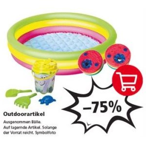 Pagro – 75% Rabatt auf Outdoorartikel (Pools, Schwimmtiere, …) + 5 € Extra-Rabatt ab 30 €