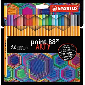 STABILO point 88 ARTY Fineliner, 24er-Set um 13,20 € statt 18,84 €