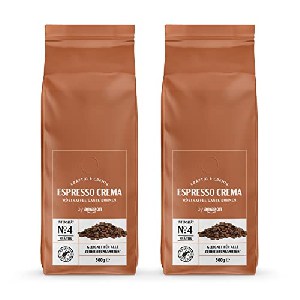 by Amazon Espresso Crema Kaffeebohnen, 1kg (2 x 500g) – Rainforest Alliance-Zertifizierung um 8,42 € statt 9,82 €